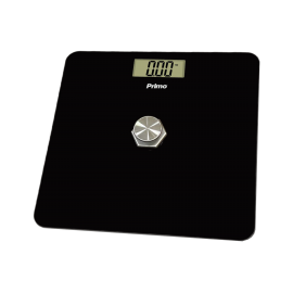 400467 Ζυγαριά Σώματος Kinetic PRBS-40467 Primo 180Kg Υάλινη Μαύρη