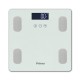 400464 Ζυγαριά Σώματος Λιπομετρητής PRBS-40464 Primo 180Kg Υάλινη Λευκή/Inox