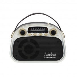 06-1982 Φορητό Ραδίοφωνo Retro με Bluetooth Telemax Jukebox VX-1982