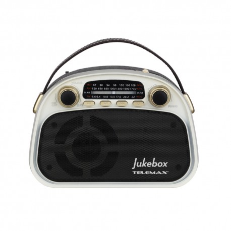 06-1982 Φορητό Ραδίοφωνo Retro με Bluetooth Telemax Jukebox VX-1982