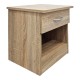 383-000125 Κομοδίνο Bedy pakoworld sonoma 40x34x42εκ