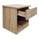 383-000125 Κομοδίνο Bedy pakoworld sonoma 40x34x42εκ