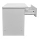 383-000127 Κομοδίνο Bedy pakoworld λευκό 40x34x42εκ