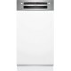 Bosch Serie 2 SPI2HKS42E Εντοιχιζόμενο Πλυντήριο Πιάτων για 10 Σερβίτσια 44.8cm Ε