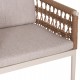ΠΟΛΥΘΡΟΝΑ BOXER HM6556.02 ΑΛΟΥΜΙΝΙΟ & OLEFIN ΜΠΕΖ-TWIST WICKER 58x60x80Yεκ