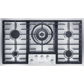 Miele KM 2356-1 Εστία Υγραερίου Αυτόνομη Inox 88.8x50.8εκ. Ασημί (10939210)