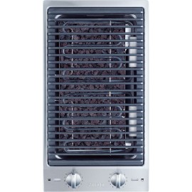 Miele CS 1312 BG Domino Εστία Grill με Πλαίσιο Αυτόνομη Inox με Λειτουργία Κλειδώματος 28.8x52εκ. Ασημί (7119510)