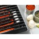 Miele CS 1312 BG Domino Εστία Grill με Πλαίσιο Αυτόνομη Inox με Λειτουργία Κλειδώματος 28.8x52εκ. Ασημί (7119510)