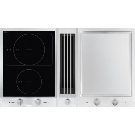 Miele CSDA 1020 Κεραμική Εστία Αυτόνομη με Απορροφητήρα 88.5x52εκ. Ασημί (10326460)