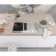 Miele CSDA 1020 Κεραμική Εστία Αυτόνομη με Απορροφητήρα 88.5x52εκ. Ασημί (10326460)