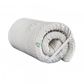 DIMSTEL LATEX ΔΙΠΛΟ ΑΝΩΣΤΡΩΜΑ ΜΕ ΥΦΑΣΜΑ BIO-COTTON 140Χ190Χ4 CM