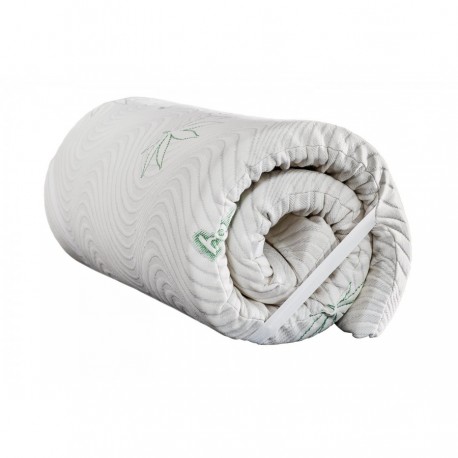 DIMSTEL LATEX ΔΙΠΛΟ ΑΝΩΣΤΡΩΜΑ ΜΕ ΥΦΑΣΜΑ BIO-COTTON 150Χ200Χ4 CM