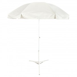 15450029 Ομπρέλα Παραλίας ArteLibre VENTRA Λευκό Μέταλλο/Polyester Φ2m Λευκό