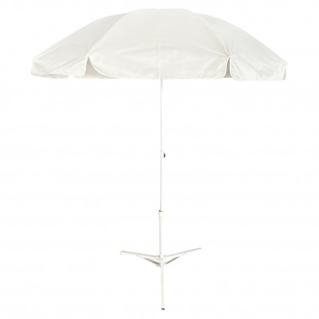 15450029 Ομπρέλα Παραλίας ArteLibre VENTRA Λευκό Μέταλλο/Polyester Φ2m Λευκό