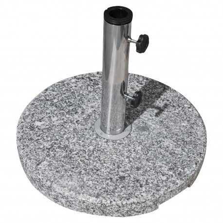 15450033 Βάση Ομπρέλας ArteLibre GRANEX 25kg Γκρι Γρανίτης Φ38x35cm Γκρι