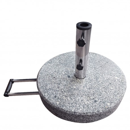 15450035 Βάση Ομπρέλας ArteLibre GRANEX 60kg Γκρι Γρανίτης Φ60x41cm Γκρι