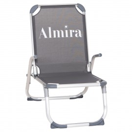 ΚΑΡΕΚΛΑΚΙ ΠΑΡΑΛΙΑΣ ΑΛΟΥΜΙΝΙΟΥ ΒΑΡ.ΤΥΠΟΥ ΥΠΕΡΥΨΩΜΕΝΟ ALMIRA HM6431.10 ΓΚΡΙ 53x68x80Υεκ