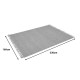 302-000058 Χαλί Teppe pakoworld γιούτα σε φυσική απόχρωση 230x160x1εκ