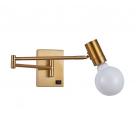 77-8279 SE21-GM-52 ADEPT GOLD MATT WALL LAMP B3