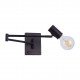 77-8281 SE21-BL-52 ADEPT BLACK WALL LAMP B3