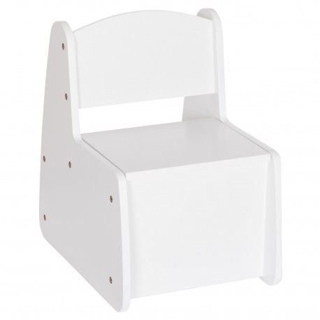 ΠΑΙΔΙΚΟ ΚΑΡΕΚΛΑΚΙ ΜΕ ΑΠΟΘ.ΧΩΡΟ RICKI HM18343.03 ΚΟΝΤΡΑΠΛΑΚΕ/MDF ΛΕΥΚΟ 33x43x47Υεκ