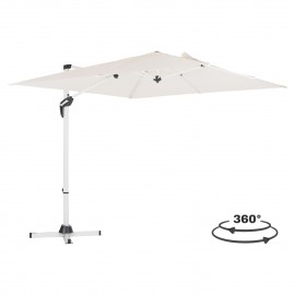 ΟΜΠΡΕΛΑ ΠΙΣΙΝΑΣ JAVANTE HM6623.02 ΛΕΥΚΟ ΑΛΟΥΜΙΝΙΟ & ΣΚΙΑΣΤΡΟ 2.7x2.7x2.7Yμ