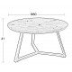 09-0010-1 ALEX SONOMA OAK Φ80Χ41εκ. ΤΡΑΠΕΖΙ ΣΑΛΟΝΙΟΥ