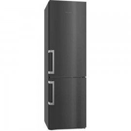 Miele Ψυγειοκαταψύκτης 371lt NoFrost Υ201.5xΠ59.7xΒ68.2εκ. BlackSteel KFN 4795 CD C (12335900)