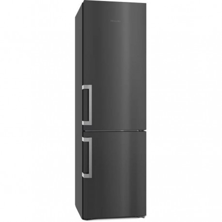 Miele Ψυγειοκαταψύκτης 371lt NoFrost Υ201.5xΠ59.7xΒ68.2εκ. BlackSteel KFN 4795 CD C (12335900)