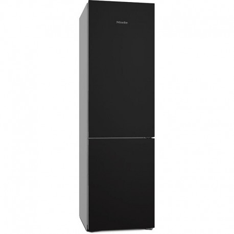 Miele Ψυγειοκαταψύκτης 361lt NoFrost Υ201.5xΠ59.7xΒ68.2εκ. Μαύρος KFN 4799 AD 125 A (12361960)