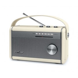 230241 Ραδιόφωνο M-098SC MUSE Μπαταρίας-Ρεύματος με Bluetooth Κρεμ
