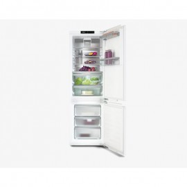 Miele Εντοιχιζόμενος Ψυγειοκαταψύκτης 245lt NoFrost Υ180xΠ65xΒ55εκ. Λευκός KFN7774C (12445190)
