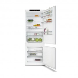 Miele Εντοιχιζόμενος Ψυγειοκαταψύκτης 383lt NoFrost Υ200xΠ70xΒ55εκ. Λευκός KFN 7913 E (12790390)