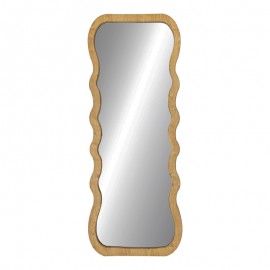 298-000062 Καθρέπτης Zerbon pakoworld mdf σε φυσική απόχρωση 60x1.5x155εκ