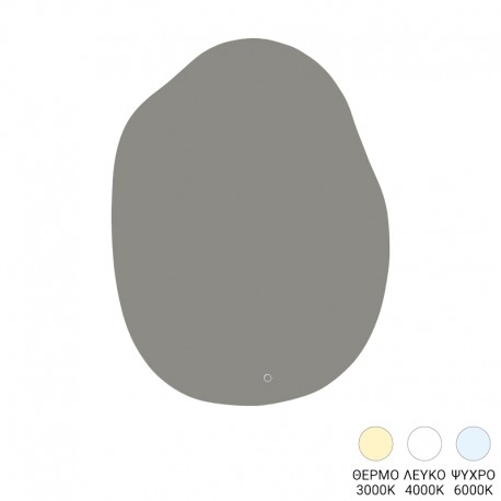 298-000058 Καθρέπτης Mirila pakoworld led 60x2.5x80εκ