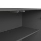 248-000029 Μπουφές Billie pakoworld ανθρακί-sonoma 149x40x77εκ