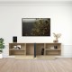 248-000030 Έπιπλο τηλεόρασης Stevie pakoworld sonoma-ανθρακί 160x40x50εκ