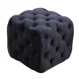 40-0161 ASTRA ΣΚΑΜΠΟ BLACK VELVET ΥΦΑΣΜΑ 45X45Χ45εκ.