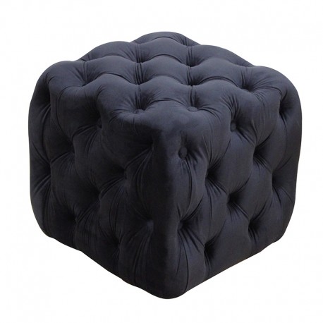 40-0161 ASTRA ΣΚΑΜΠΟ BLACK VELVET ΥΦΑΣΜΑ 45X45Χ45εκ.