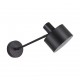 77-8323 SE21-BL-22-MS1 ADEPT BLACK WALL LAMP BLACK METAL SHADE+