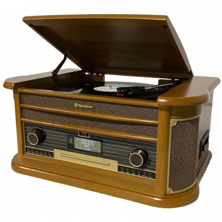 HIF-1996D+BT Vintage Πικάπ/CD/USB/Cassette Player/DAB+ HIF-1996D+BT