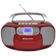 RCR-4635UMP/RD Φορητό ραδιοκασετόφωνο (CD-MP3-USB) RCR-4635UMP/RD Roadstar