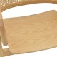 263-000028 Πολυθρόνα Wenzy pakoworld φυσικό Rattan - μασίφ ξύλο toon 58x58x82εκ