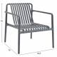 ΠΟΛΥΘΡΟΝΑ LOUNGE ΕΞΩΤ.ΧΩΡΟΥ MALEN HM6626.03 ΓΚΡΙ ΠΟΛΥΠΡΟΠΥΛΕΝΙΟ 66x77x76Υεκ