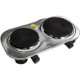 CR-6511 Camry Επιτραπέζια Εστία Εμαγιέ Διπλή Inox CR-6511