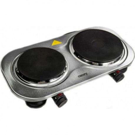 CR-6511 Camry Επιτραπέζια Εστία Εμαγιέ Διπλή Inox CR-6511