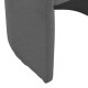 357-000026 Πολυθρόνα Cocon pakoworld ύφασμα ανθρακί 58x58x80εκ