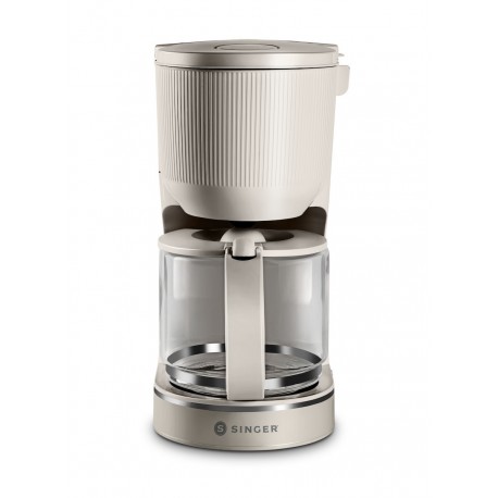Singer Tiffanys CM-1010IV Καφετιέρα Φίλτρου Μπέζ Ανοιχτό 1000W