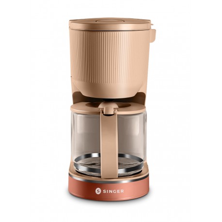Singer Tiffanys CM 1010TER Καφετιέρα Φίλτρου Μπέζ 1000W