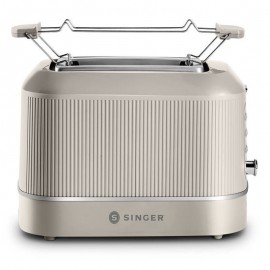 Singer Tiffanys ΤΟΑ 1410IV Φρυγανιέρα 2 Θέσεων Ανοιχτό Μπέζ 850W